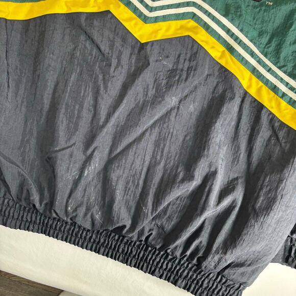 VTG 1990s Pro Line Green Bay Packers NFL Puffer Heavy Jacket Sz L Collectible - Picture 9 of 11